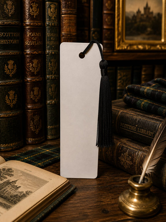 Metal personalised bookmark