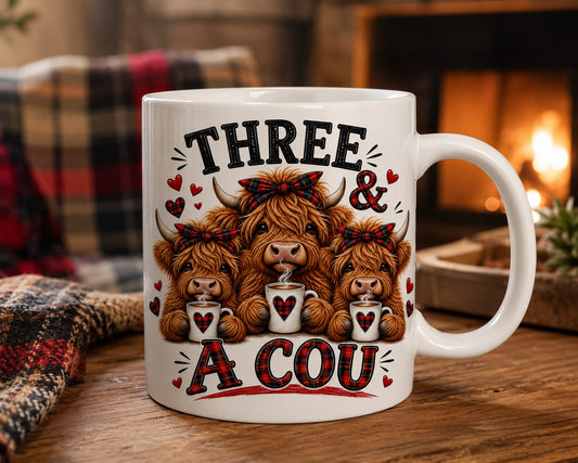 Two & A Cou - Highland Cow Sugar Mug