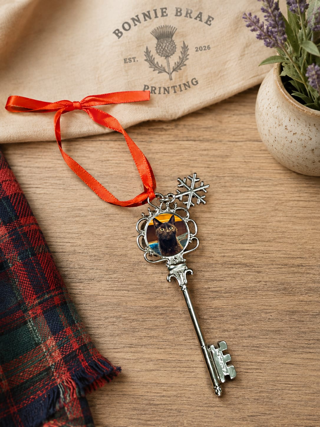 Personalised Christmas tree decorations