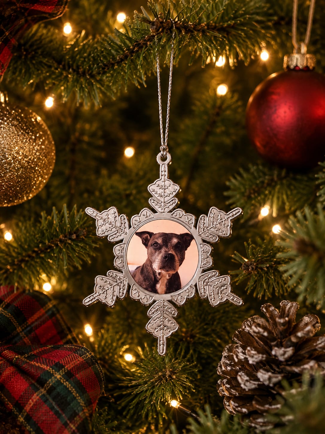 Personalised Christmas tree decorations