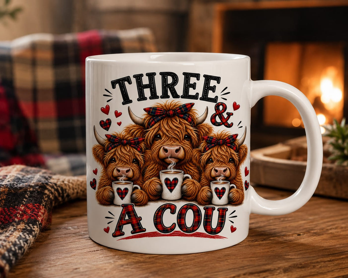 Two & A Cou - Highland Cow Sugar Mug