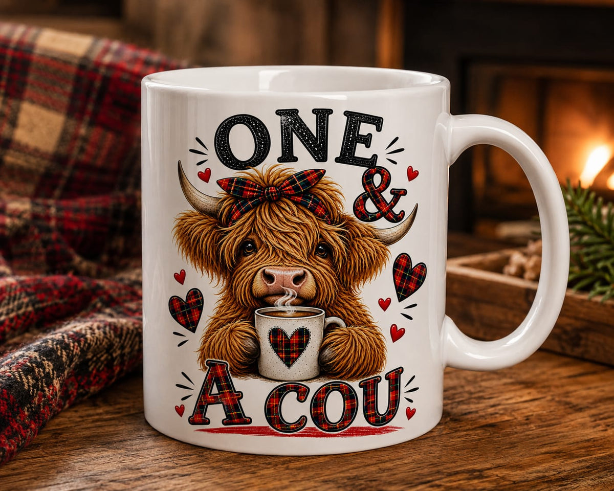 Two & A Cou - Highland Cow Sugar Mug