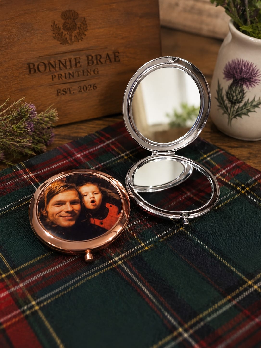 Personalised Compact Mirror