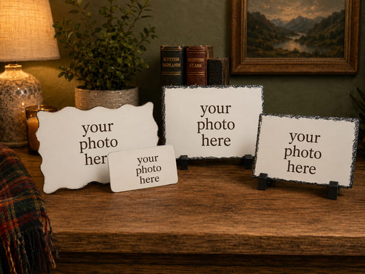 Grand memory photo bundle showing your photo here on all five keepsakes